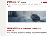 Bild zum Artikel: Gilets Jaunes in Deutschland: Wagenknecht fordert in gelber Weste Proteste vorm Kanzleramt