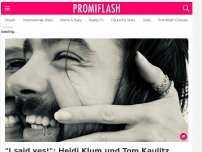 Bild zum Artikel: 'I said yes!': Heidi Klum und Tom Kaulitz haben sich verlobt