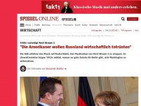 Bild zum Artikel: Trittin verteidigt Nord Stream 2: 'Die Amerikaner wollen Russland wirtschaftlich totrüsten'