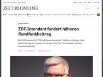 Bild zum Artikel: Thomas Bellut: ZDF-Intendant fordert höheren Rundfunkbeitrag