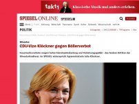 Bild zum Artikel: Silvester: CDU-Vize Klöckner gegen Böllerverbot