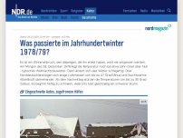 Bild zum Artikel: Was passierte im Jahrhundertwinter 1978/79?