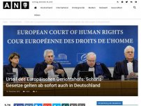 Bild zum Artikel: Urteil des Europäischen Gerichtshofs: Scharia-Gesetze gelten ab sofort auch in Deutschland