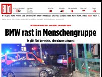 Bild zum Artikel: Horror-Unfall in Berlin - BMW rast in Menschengruppe