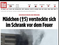Bild zum Artikel: Feuer-Drama bei München - Mädchen (5) stirbt bei Hochhausbrand