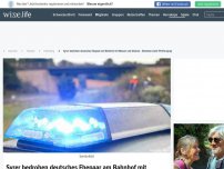 Bild zum Artikel: Syrer bedrohen deutsches Ehepaar am Bahnhof mit Messer und Steinen - Ehemann zückt Pfefferspray