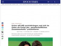 Bild zum Artikel: Grüne will AfD zurückdrängen und sich im Osten als Partei des „gesellschaftlichen Zusammenhalts“ präsentieren