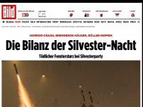 Bild zum Artikel: Horror-Crash und Böller-Deppen - Bilanz der Silvester-Nacht