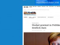 Bild zum Artikel: Merkel gewinnt in Politiker-Ranking deutlich dazu