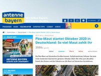 Bild zum Artikel: Pkw-Maut startet Oktober 2020 in Deutschland: So viel Maut zahlt ihr