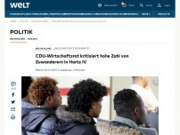 Bild zum Artikel: CDU-Wirtschaftsrat kritisiert hohe Zahl von Zuwanderern in Hartz IV