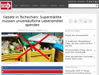 Bild zum Artikel: Gesetz in Tschechien: Supermärkte müssen unverkäufliche Lebensmittel spenden