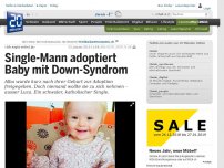 Bild zum Artikel: «Ich sagte sofort ja»: Single-Mann adoptiert Baby mit Down-Syndrom