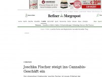 Bild zum Artikel: Cannabis: Joschka Fischer steigt ins Cannabis-Geschäft ein