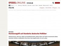 Bild zum Artikel: Medienbericht: Offenbar Hacker-Angriff auf Hunderte deutsche Politiker
