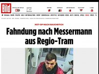 Bild zum Artikel: Not-OP nach Bauchstich - Fahndung nach Messermann aus Regio-Tram