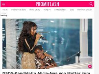 Bild zum Artikel: DSDS-Kandidatin Alicia-Awa von Mutter zum Casting erpresst!