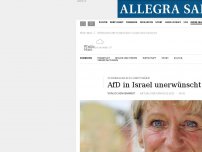 Bild zum Artikel: Reise nach Israel: AfD-Politikerin unerwünscht