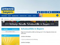 Bild zum Artikel: Schulausfälle in Bayern