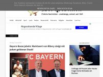 Bild zum Artikel: Bayern-Bosse jubeln: Marktwert von Ribery steigt mit jedem goldenen Steak!