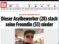 Bild zum Artikel: Weil sie ihn verlassen wollte - Dieser Asylbewerber (28) stach seine Freundin (53) nieder