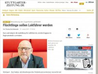 Bild zum Artikel: Neuordnung des Zugverkehrs gefährdet: Flüchtlinge sollen Lokführer werden