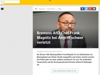 Bild zum Artikel: Bremens AfD-Chef Frank Magnitz angegriffen und schwer verletzt
