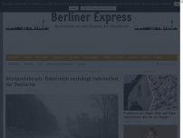 Bild zum Artikel: Wintereinbruch: Österreich verhängt Fahrverbot für Deutsche