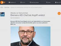 Bild zum Artikel: Bremens AfD-Chef bei Angriff verletzt