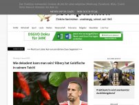 Bild zum Artikel: Wie dekadent kann man sein? Ribery hat Goldfische in seinem Teich!