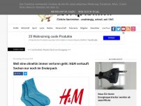 Bild zum Artikel: Weil eine ohnehin immer verloren geht: H&M verkauft Socken nur noch im Dreierpack