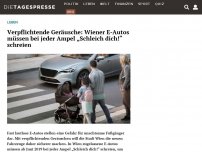 Bild zum Artikel: Verpflichtende Geräusche: Wiener E-Autos müssen bei jeder Ampel „Schleich dich!“ schreien