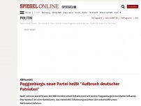 Bild zum Artikel: AfD-Austritt: Poggenburgs neue Partei heißt 'Aufbruch deutscher Patrioten'