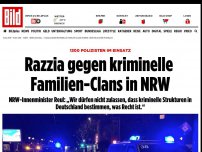 Bild zum Artikel: 1300 Polizisten im Einsatz - Razzia gegen kriminelle Familien-Clans in NRW