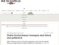 Bild zum Artikel: Stefan Kretzschmars Aussagen sind falsch und gefährlich