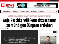 Bild zum Artikel: ARD-Moderatorin entlarvt deutsche Haltungs-Medien Anja Reschke will Fernsehzuschauer zu mündigen Bürgern erziehen