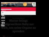 Bild zum Artikel: Mutter bringt todgeweihtes Baby zur Welt, um seine Organe zu spenden