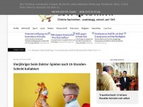 Bild zum Artikel: Vierjähriger beim Doktor-Spielen nach 19-Stunden-Schicht kollabiert