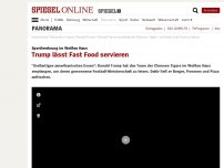 Bild zum Artikel: Sportlerehrung im Weißen Haus: Trump lässt Fast Food servieren