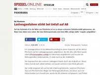 Bild zum Artikel: Bei Pforzheim: Tödlicher Unfall auf A8 - Schaulustige öffnen Krankenwagen