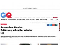 Bild zum Artikel: So werden Sie eine Erkältung schneller wieder los