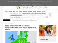 Bild zum Artikel: Weil es so einfacher ist: Alle Länder außer Großbritannien treten aus EU aus und gründen neues Bündnis