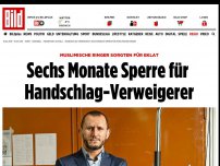 Bild zum Artikel: Muslimische Ringer sorgten für Eklat - Sechs Monate Sperre für Handschlag-Verweigerer