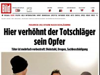 Bild zum Artikel: Maurice starb nach Schlägen - Hier verhöhnt der Totschläger sein Opfer