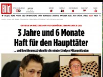 Bild zum Artikel: Maurice (15) totgeprügelt - Haupttäter muss mehr als drei Jahre in Haft