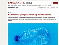 Bild zum Artikel: Abfallquoten: Deutsches Recyclingsystem versagt beim Plastikmüll