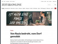 Bild zum Artikel: Tröglitz : Von Nazis bedroht, vom Dorf gemobbt
