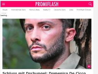 Bild zum Artikel: Schluss mit Dschungel: Domenico De Cicco muss ausziehen!