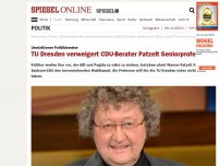 Bild zum Artikel: Umstrittener Politikberater: TU Dresden trennt sich von CDU-Berater Patzelt