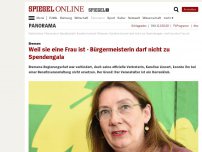 Bild zum Artikel: Bremen: Weil sie eine Frau ist - Bürgermeisterin darf nicht zu Spendengala